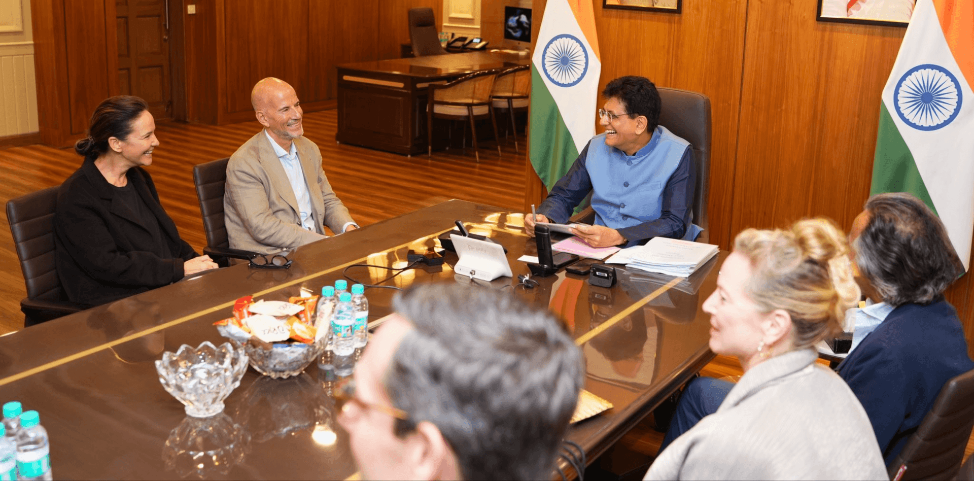 Piyush Goyal in Germany