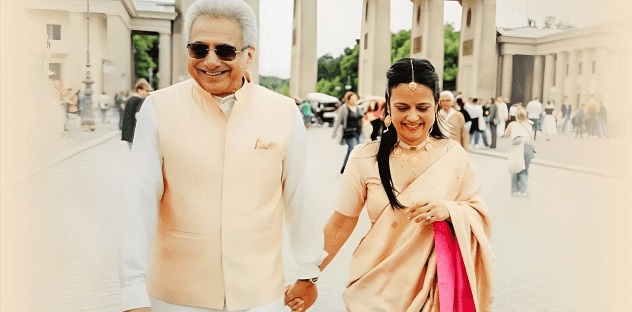 Mahua Moitra and Pinaki Misra's wedding