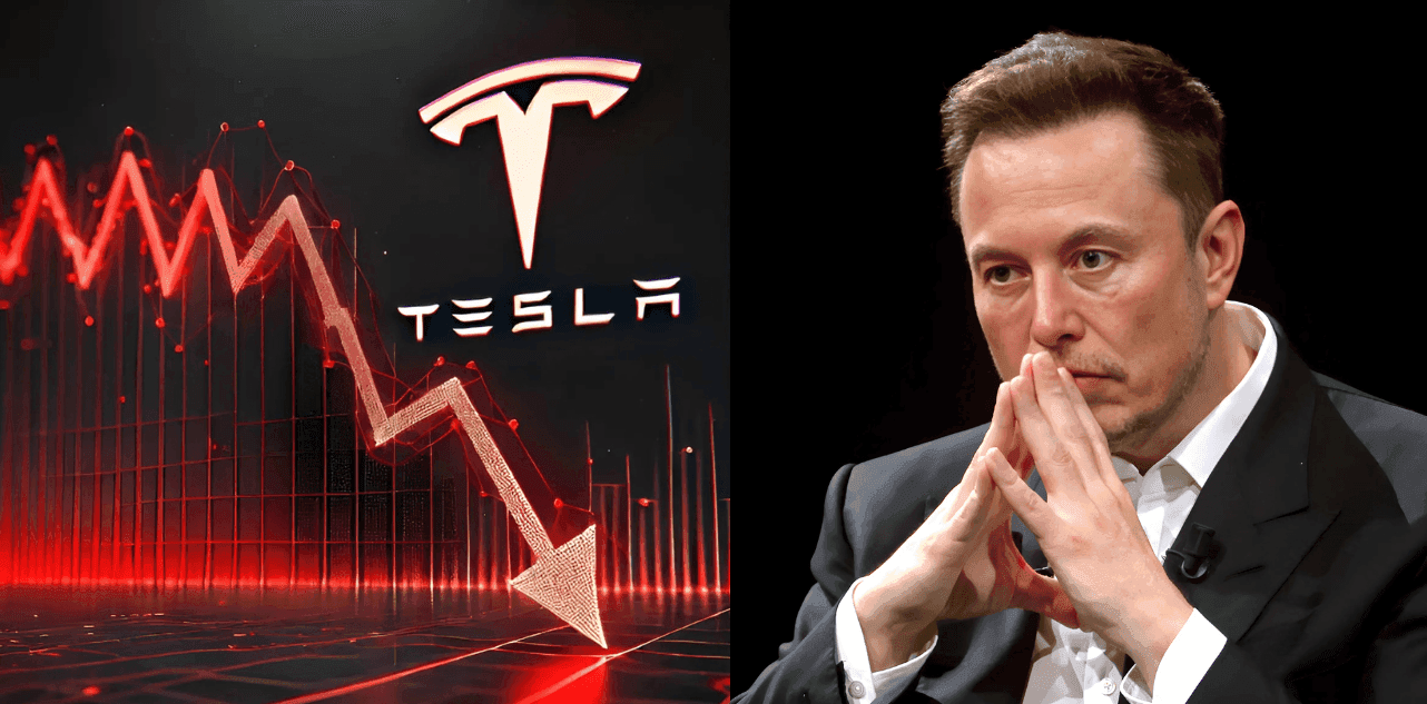 Tesla share price crash