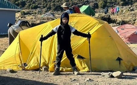 5-Year-Old Teghbir Singh Becomes the Youngest Asian to Climb Mount Kilimanjaro