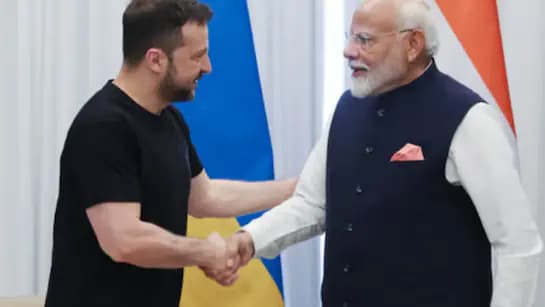 PM Modi Meets the President of Ukraine once again
