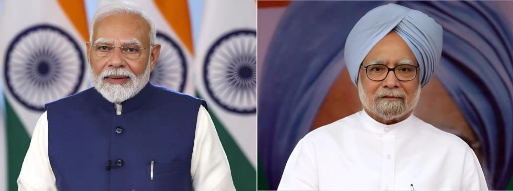 PM Narendra Modi wishes Dr Manmohan Singh on his 92nd Birthday