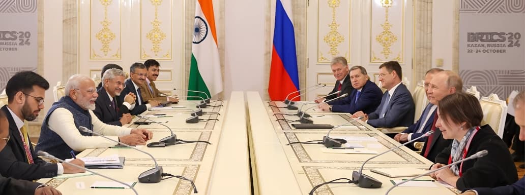 PM Modi Affirms India’s Peace Stance between Russia, Ukraine in Kazan