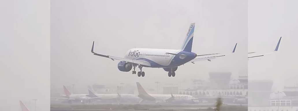 Several Flights Delayed at Delhi Airport Amid Dense Fog Conditions